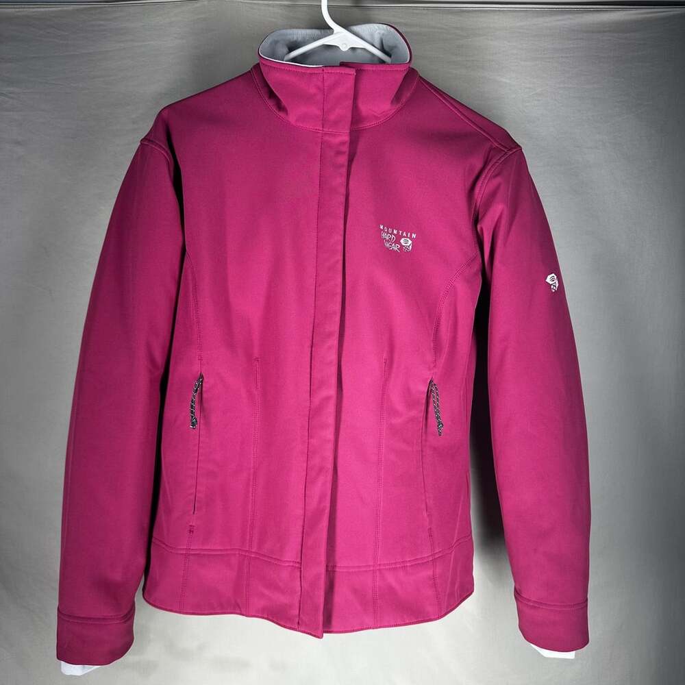 Mountain Hardwear EUC Women's Callisto Fleece-Lined Softshell Jacket - Fuchsia P